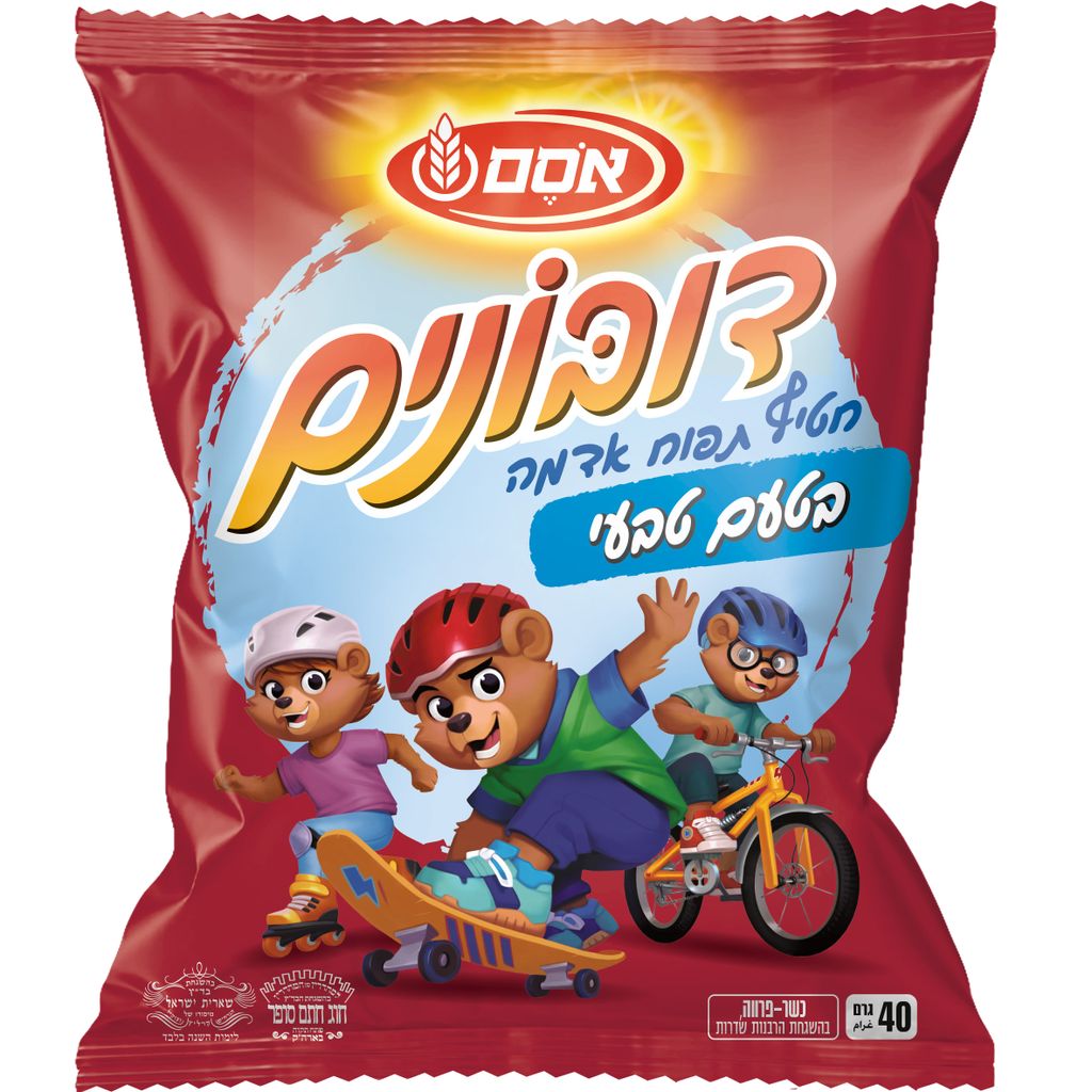 דובונים חטיף תפוחי אדמה אסם 40 גרם