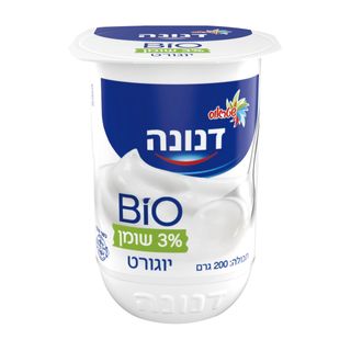 יוגורט דנונה ביו לבן 3% שומן