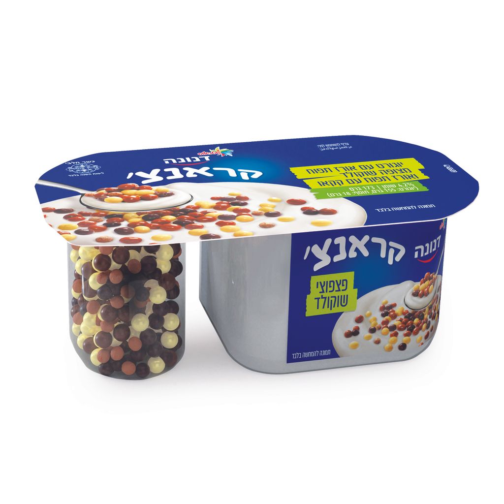 יוגורט דנונה ביו עם פצפוצי שוקולד