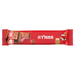 חטיף שוקולד פרה במילוי טעם תות 50 גרם