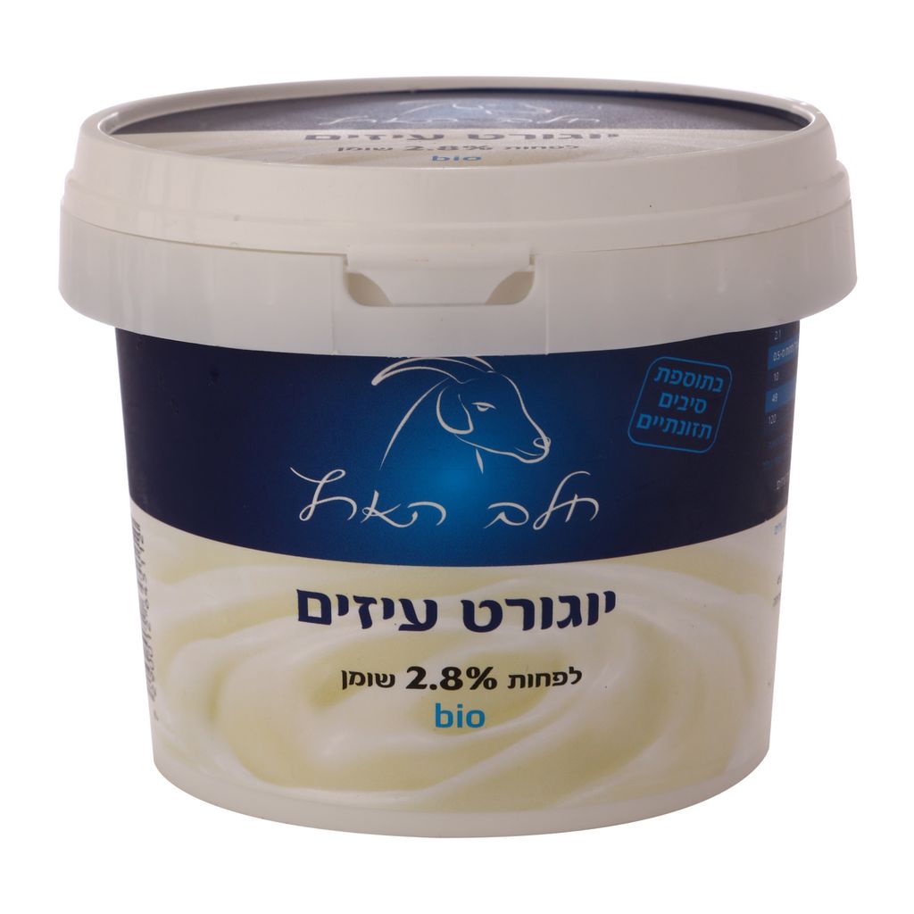 יוגורט עיזים 750ג דלי