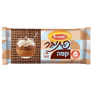 ביסקוויט פתי בר קפה אסם 500 גרם