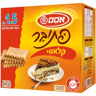 ביסקוויט פתי בר אסם 1.5 קג